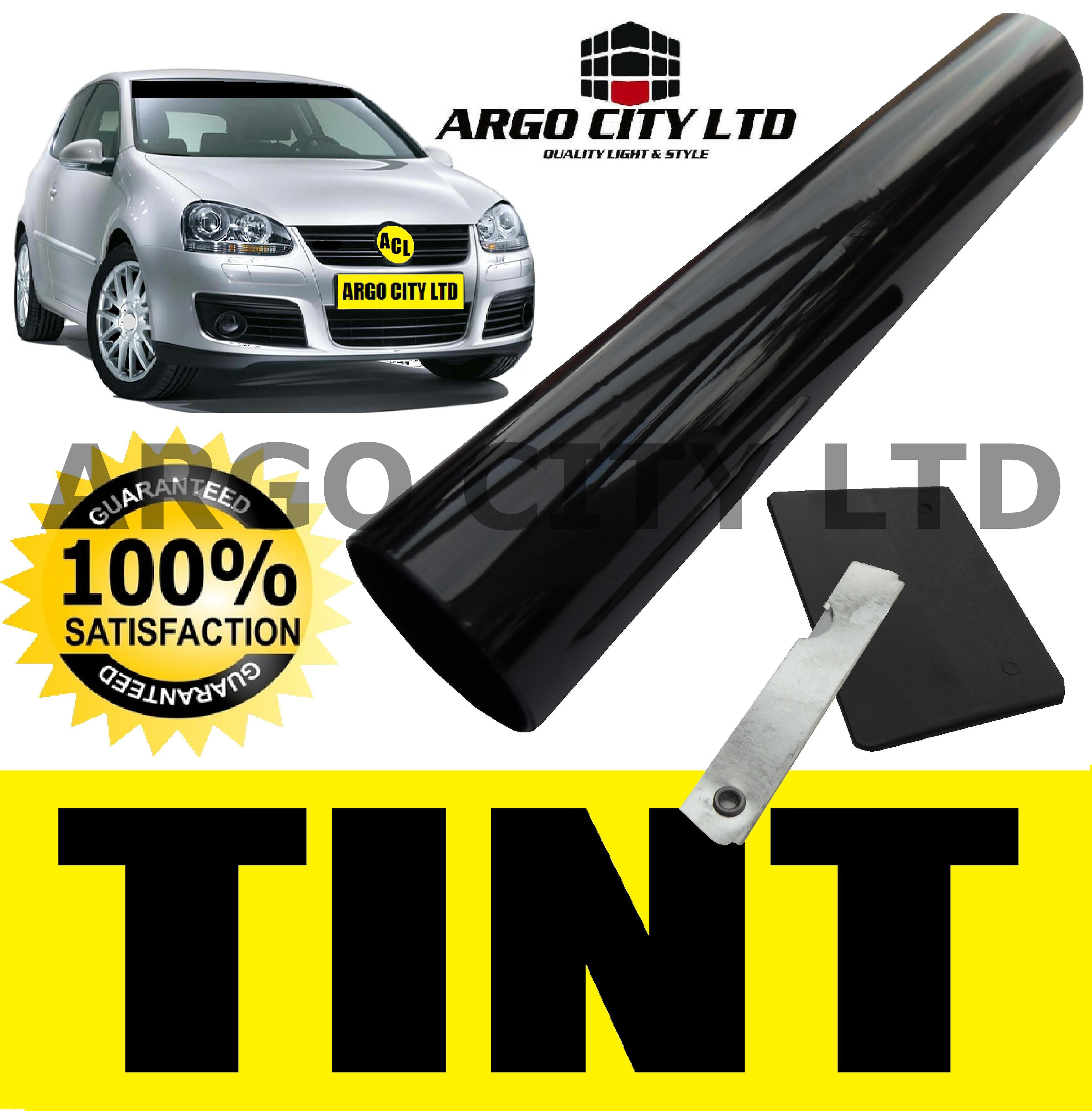 BLACK SUN VISOR WINDOW SCREEN TINT FILM SHADE SUNSTRIP eBay